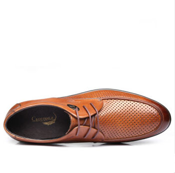 袋鼠王商务正装英伦男士系带皮鞋_卓尔购