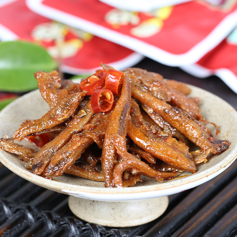 湖南特产小吃香辣无骨鱼仔 休闲零食麻辣小鱼仔毛毛鱼鱼干20袋