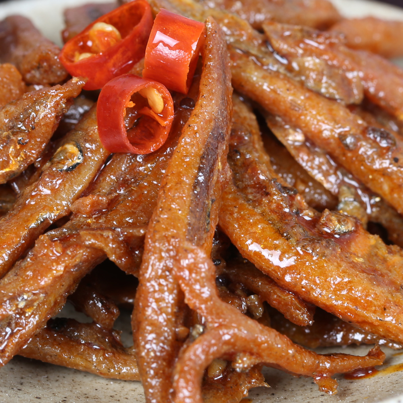 湖南特产小吃香辣无骨鱼仔 休闲零食麻辣小鱼仔毛毛鱼鱼干20袋