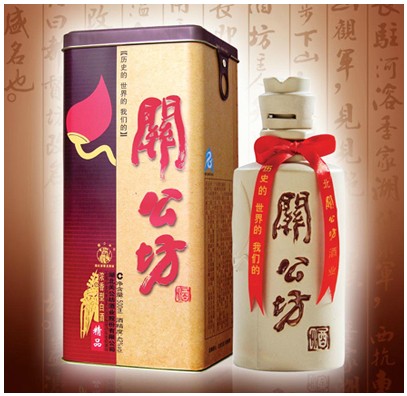 湖北名酒关公坊42度精品浓香型白酒500ml*6瓶 铁盒装