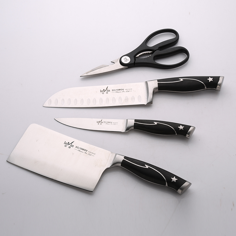 银鹰w9910钢刀亚克力座六件套钢刀